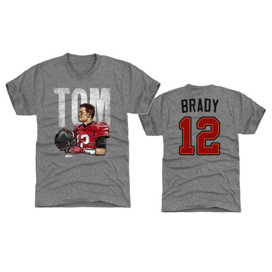 buccaneers tom brady nfl all time leading passer gray t shirt