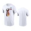 buccaneers white super bowl lv champions iconic t shirt