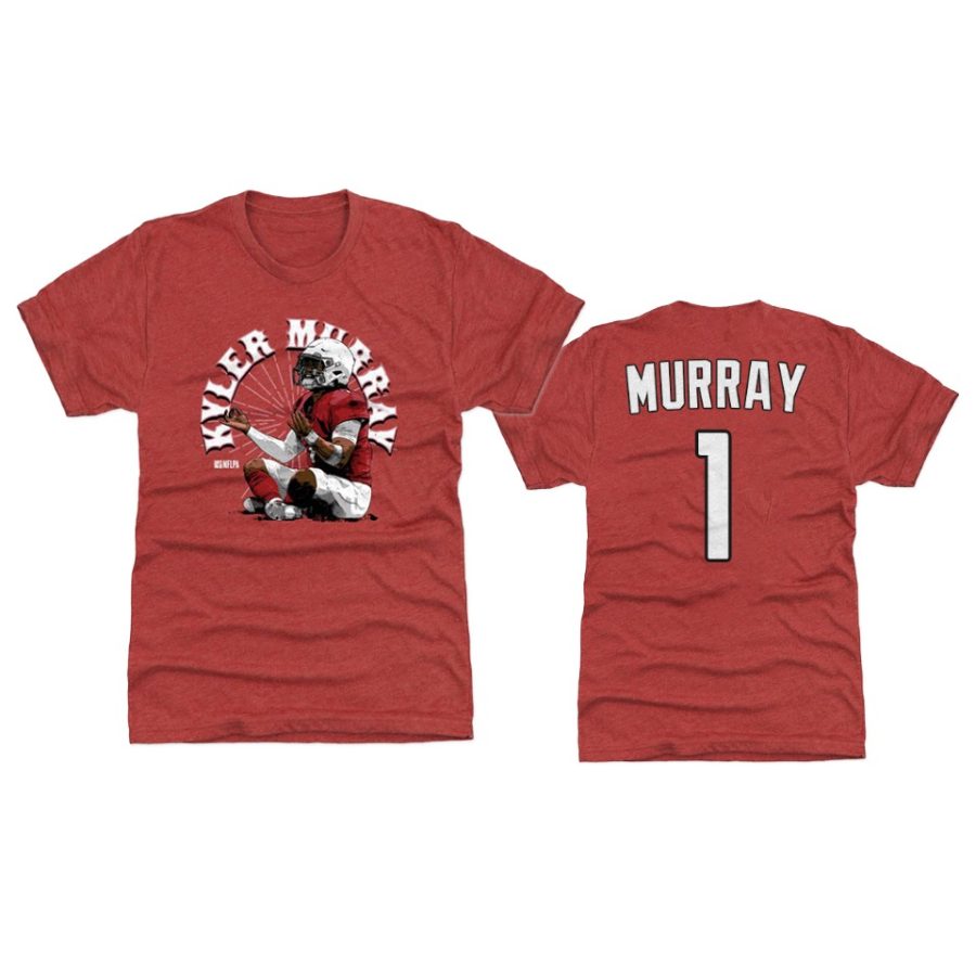 cardinals kyler murray player graphic tri red meditate t shirt