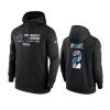 carolina panthers d.j. moore black 2022 nfl crucial catch therma hoodie