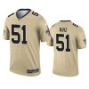 cesar ruiz saints 2021 inverted legend gold jersey