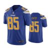 chargers 85 antonio gates royal color rush limited jersey