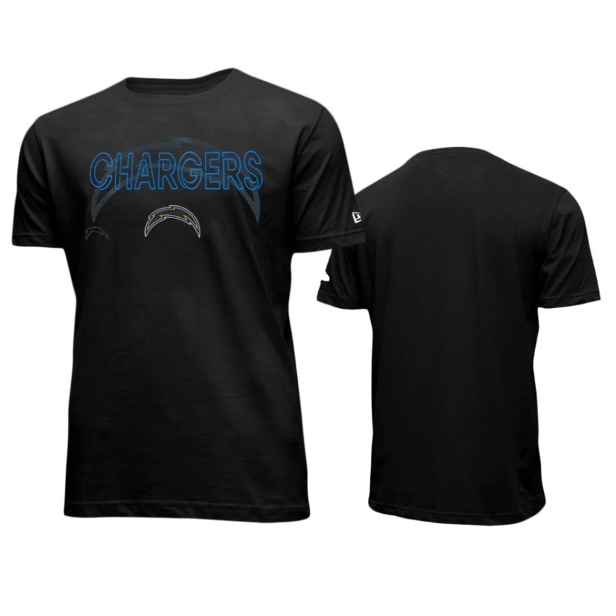 chargers black 2020 nfl draft cap hook up t shirt