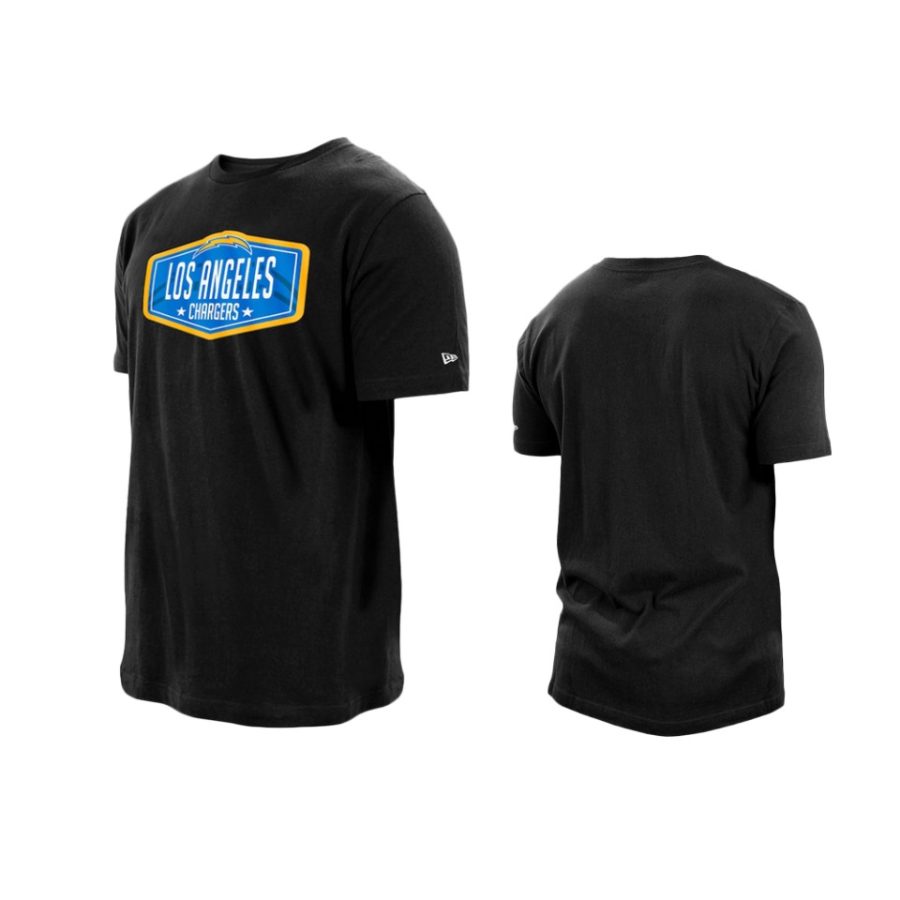 chargers black 2021 nfl draft hook t shirt