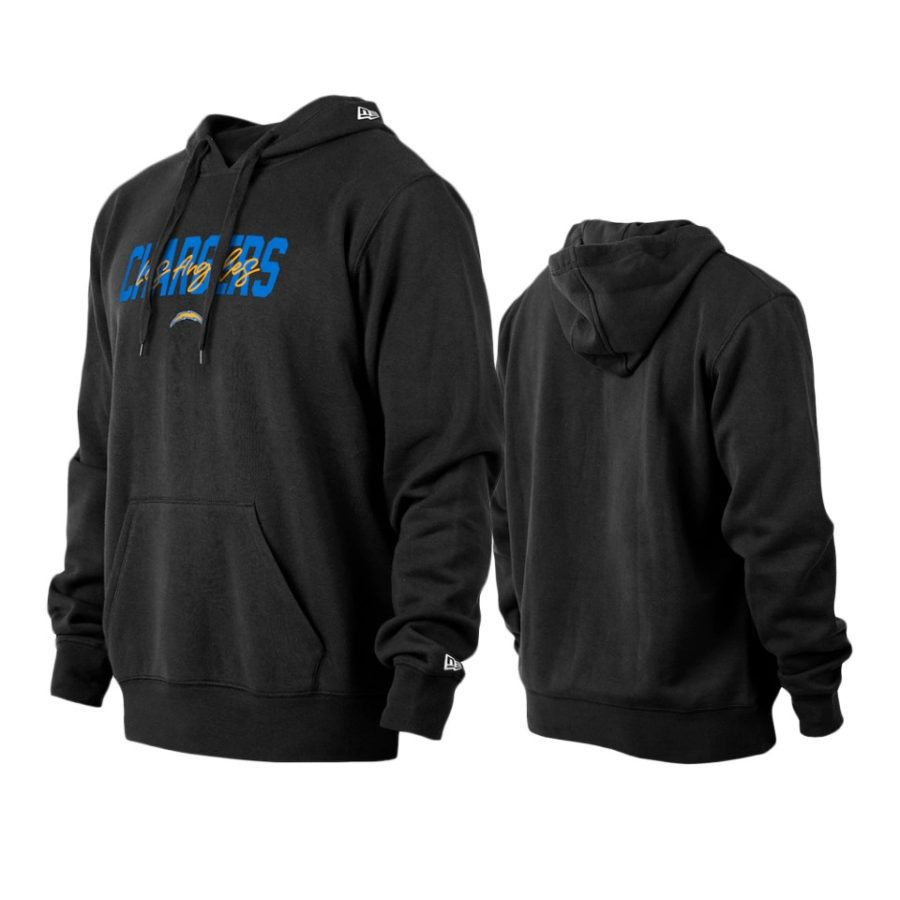 chargers black 2022 nfl draft pullover hoodie