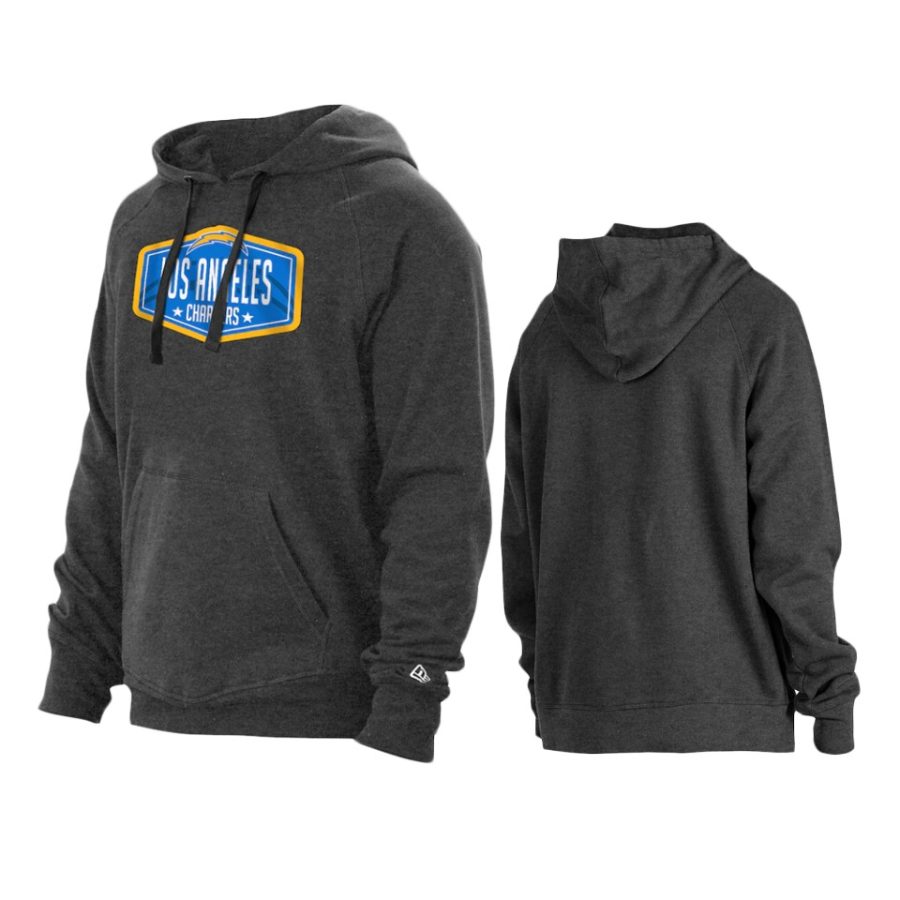 chargers charcoal 2021 nfl draft hook hoodie