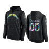 chargers custom charcoal 2021 nfl crucial catch hoodie