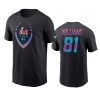 chargers mike williams black super bowl lvi t shirt