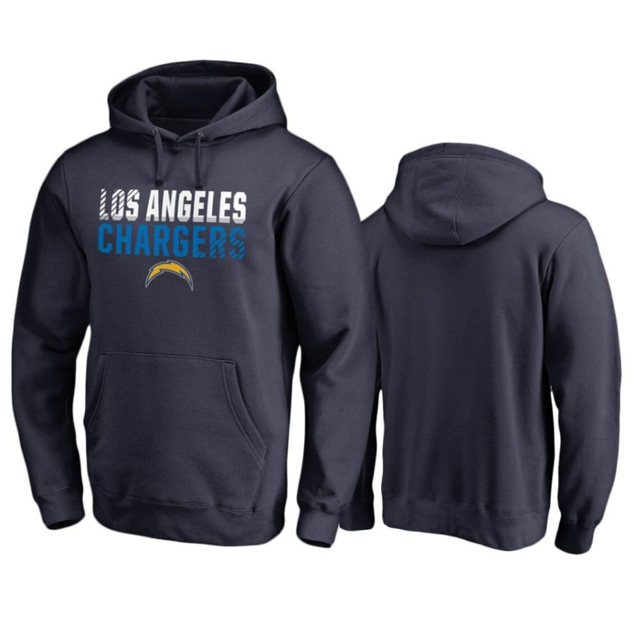 chargers navy iconic fade out hoodie