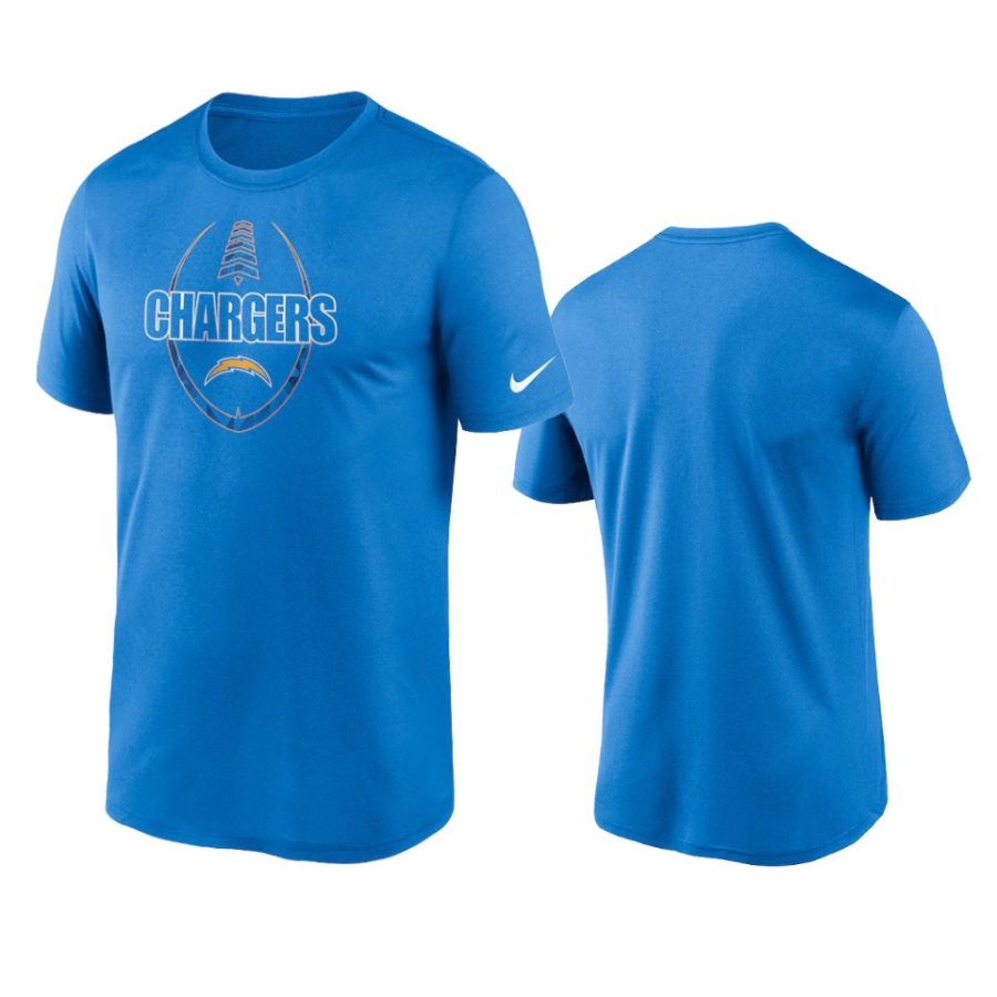 chargers powder blue icon t shirt