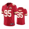 chiefs 95 chris jones red color rush limited jersey