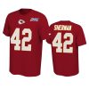 chiefs anthony sherman red player pride 100th season tee