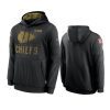 chiefs black 2020 salute to service sideline performance hoodie