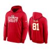 chiefs blake bell red 2021 afc west division champions hoodie