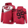 chiefs chris jones red big face hoodie