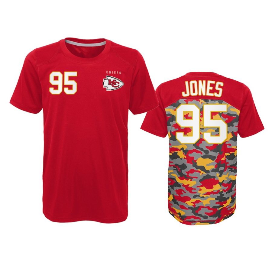 chiefs chris jones red extra yardage t shirt