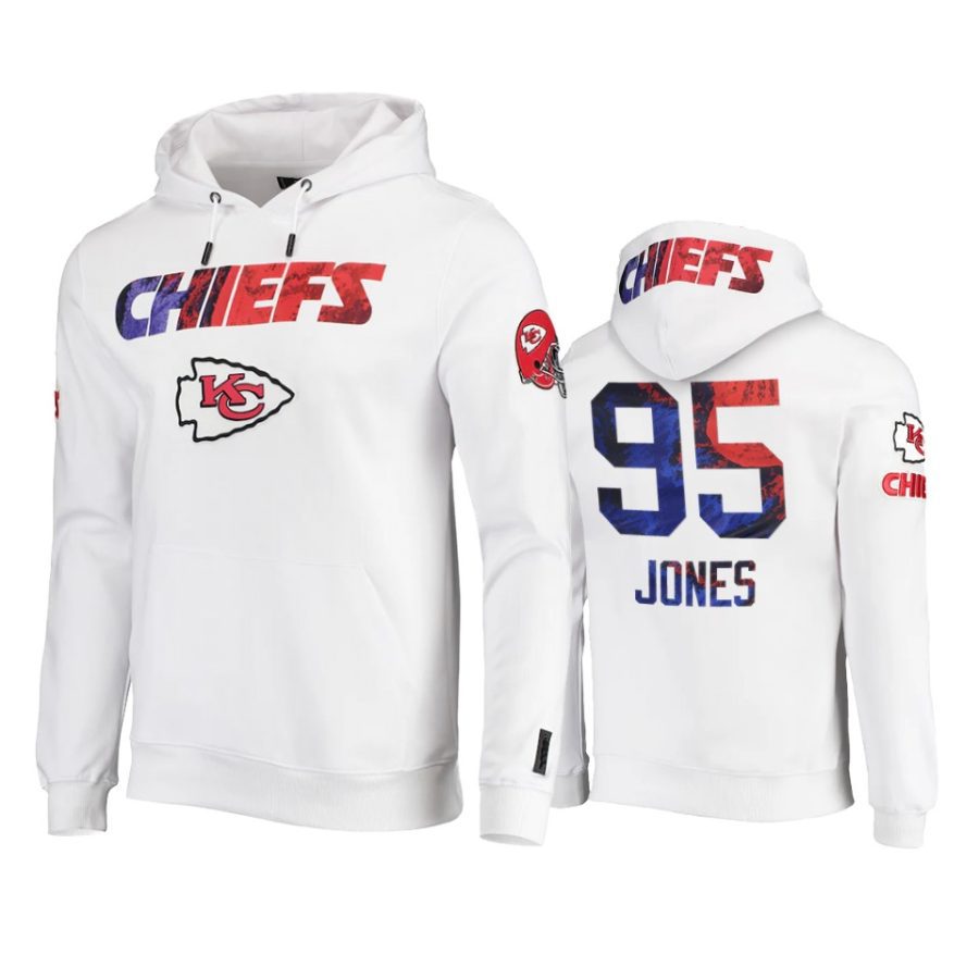 chiefs chris jones white americana hoodie