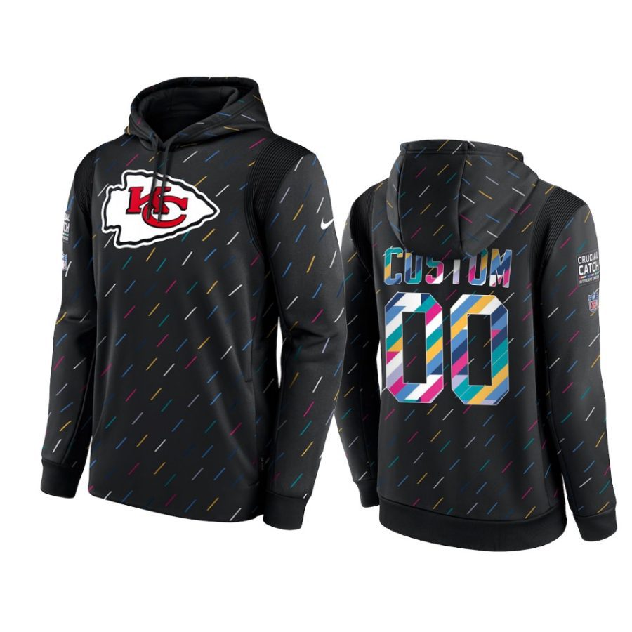 chiefs custom charcoal 2021 nfl crucial catch hoodie