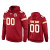 chiefs custom red game 100th season hoodie