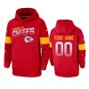 chiefs custom red sideline team logo 100th season hoodie