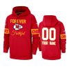 chiefs custom red team logo forever faithful hoodie