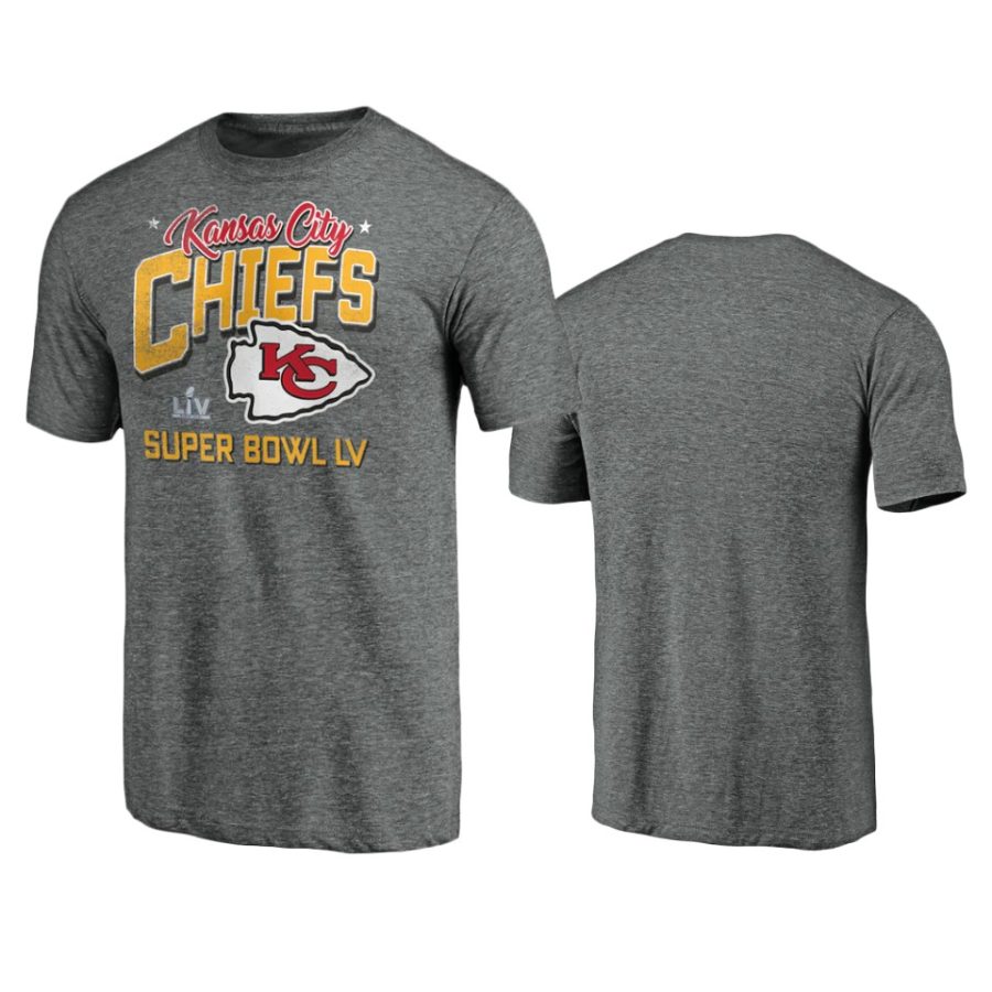 chiefs gray super bowl lv punt return t shirt