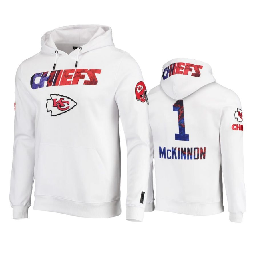 chiefs jerick mckinnon white americana hoodie