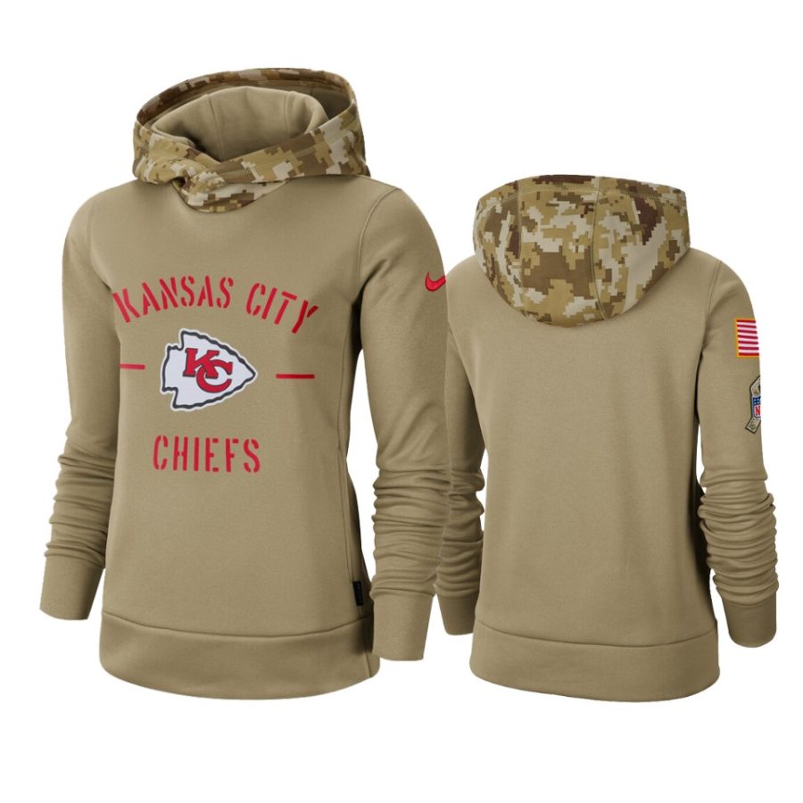chiefs khaki 2019 salute to service pullover hoodie