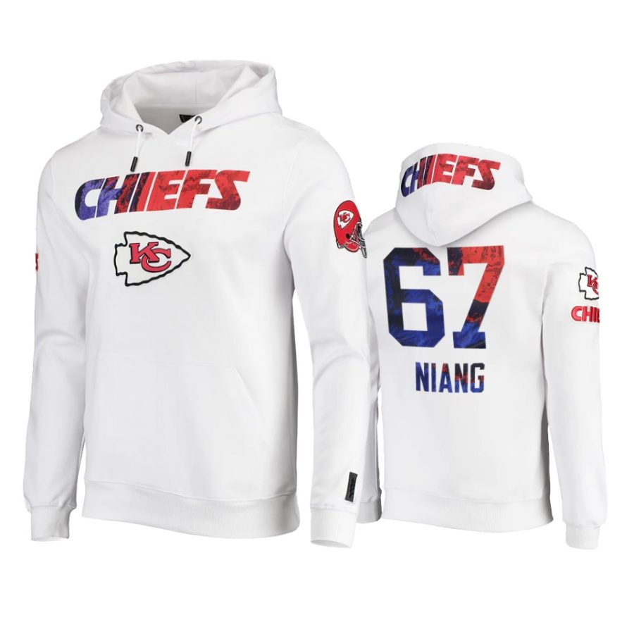 chiefs lucas niang white americana hoodie