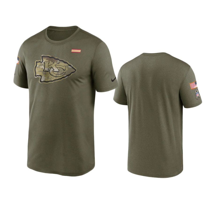 chiefs olive 2021 salute to service legend performance t shirt