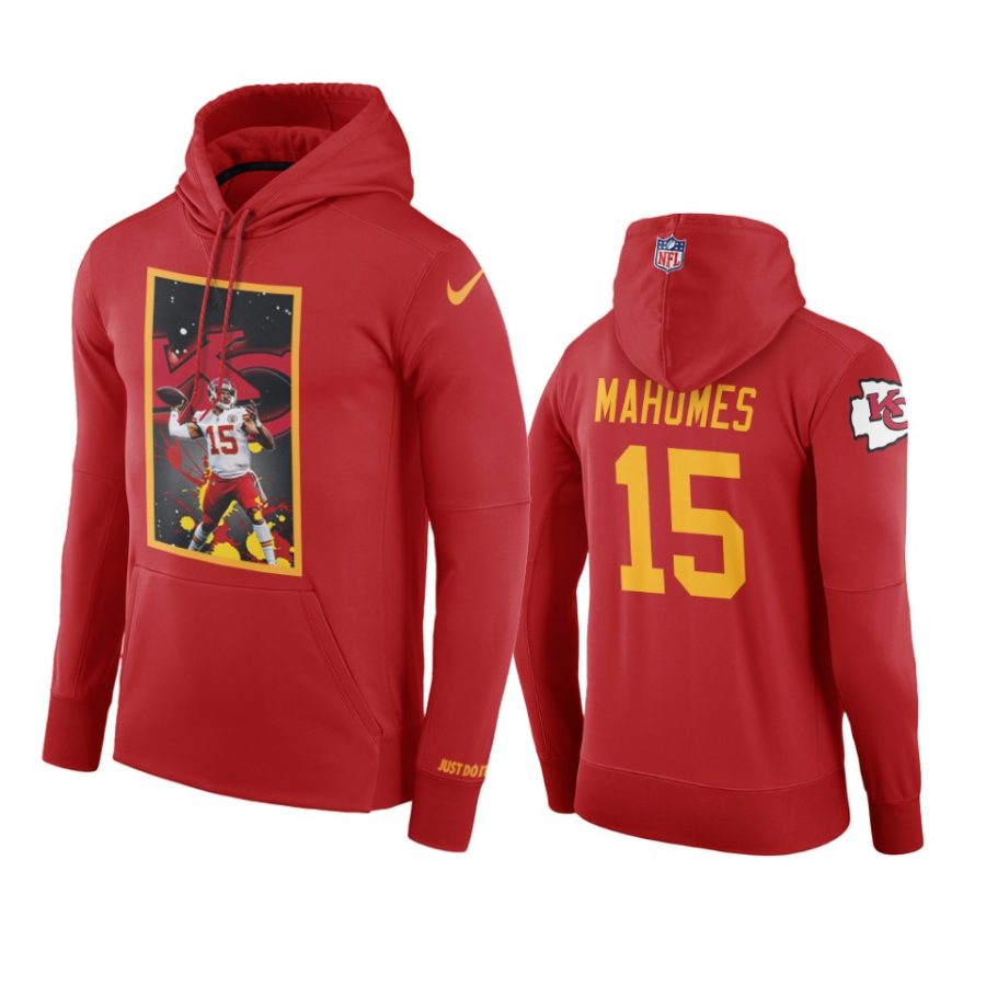 chiefs patrick mahomes red legend hoodie