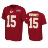 chiefs patrick mahomes red player pride 100th season tee