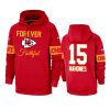 chiefs patrick mahomes red team logo forever faithful hoodie