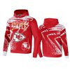 chiefs red staple all over print hoodie