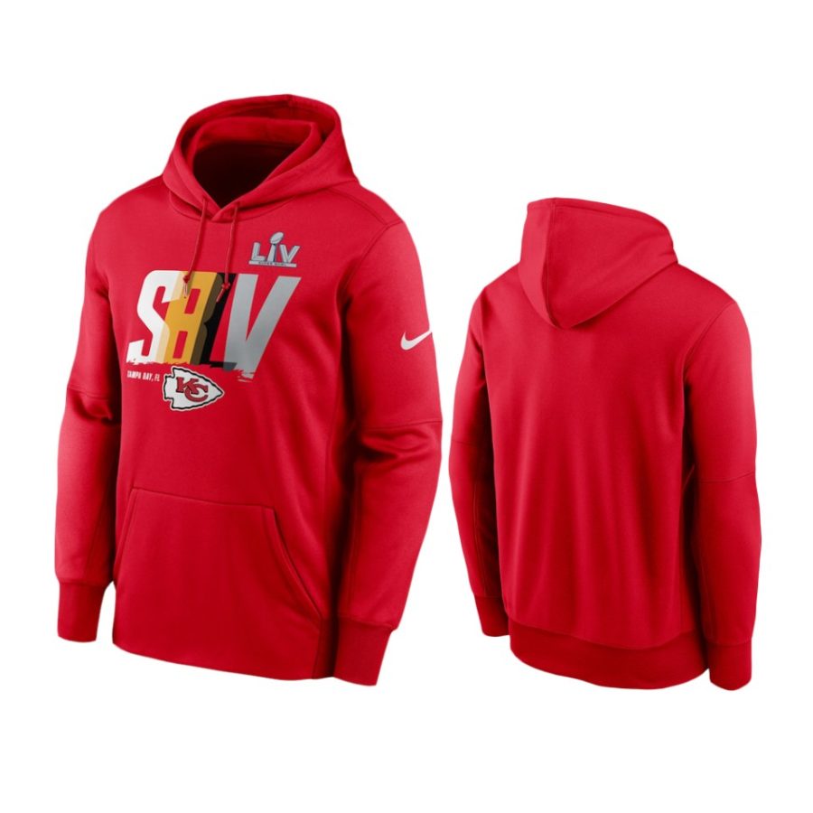 chiefs red super bowl lv lockup logo hoodie