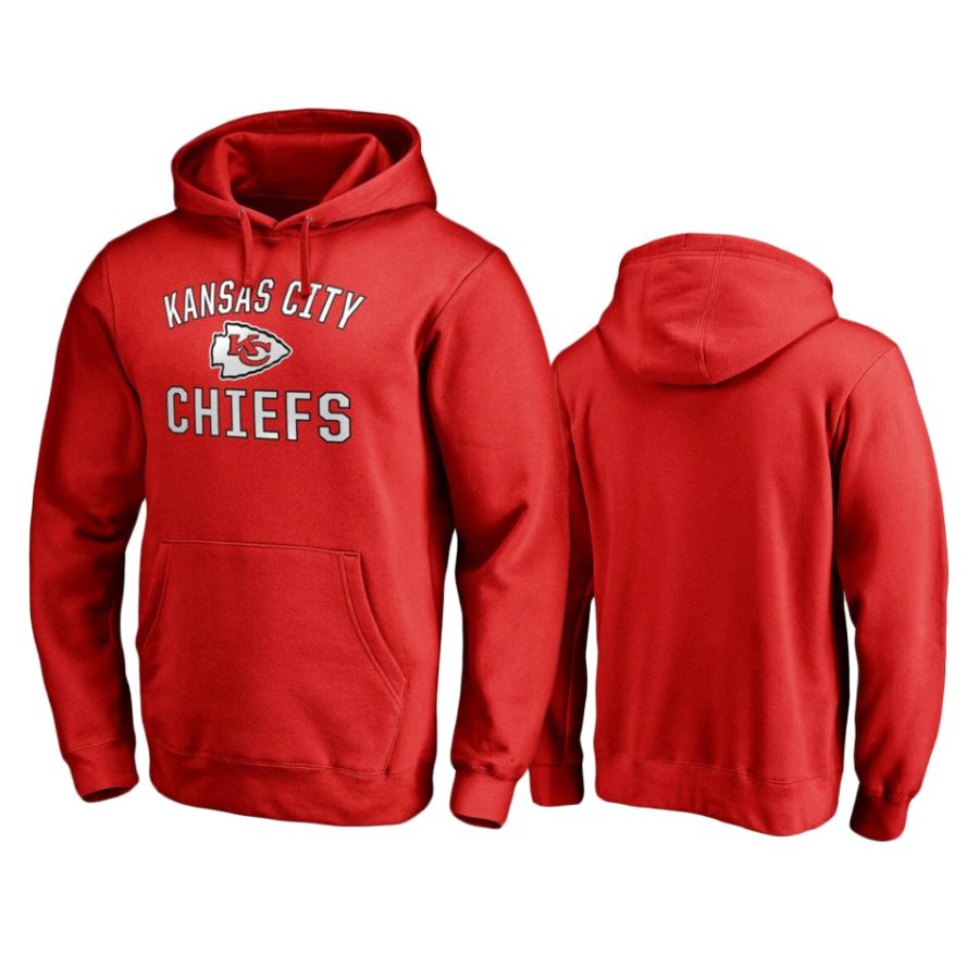 chiefs red victory arch pullover hoodie