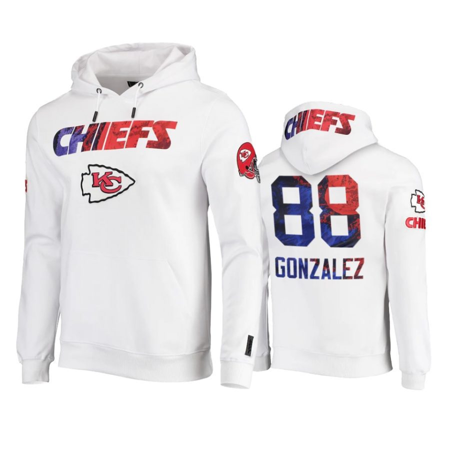 chiefs tony gonzalez white americana hoodie