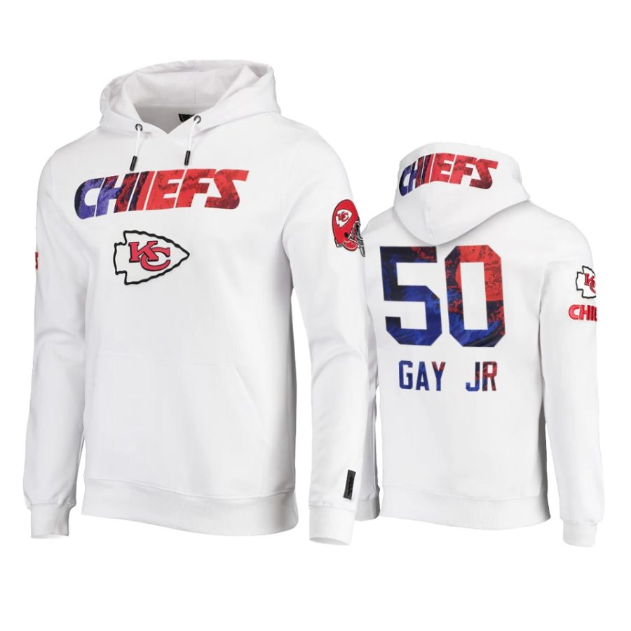 chiefs willie gay jr. white americana hoodie