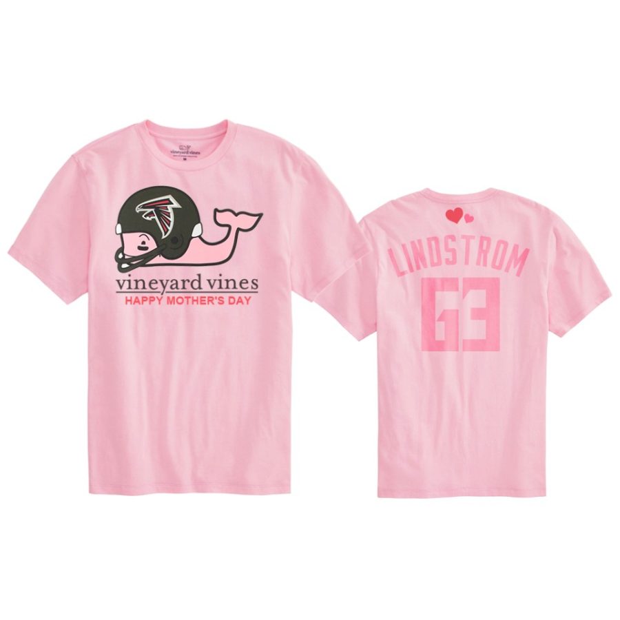 chris lindstrom falcons pink mothers day t shirt