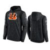 cincinnati bengals charcoal 2021 nfl crucial catch therma pullover hoodie