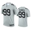 clelin ferrell raiders 2021 inverted legend silver jersey
