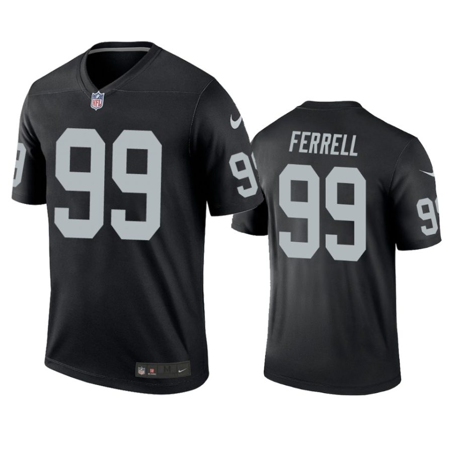 clelin ferrell raiders legend black jersey