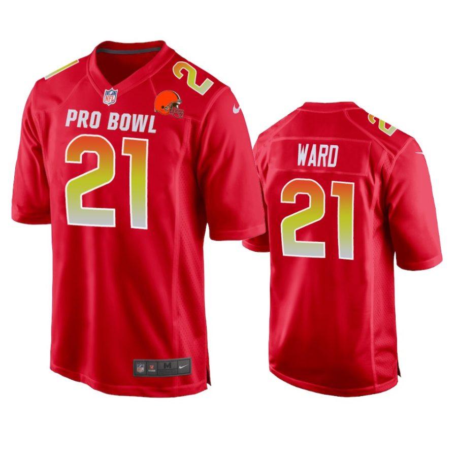 cleveland browns 21 denzel ward 2019 pro bowl jersey