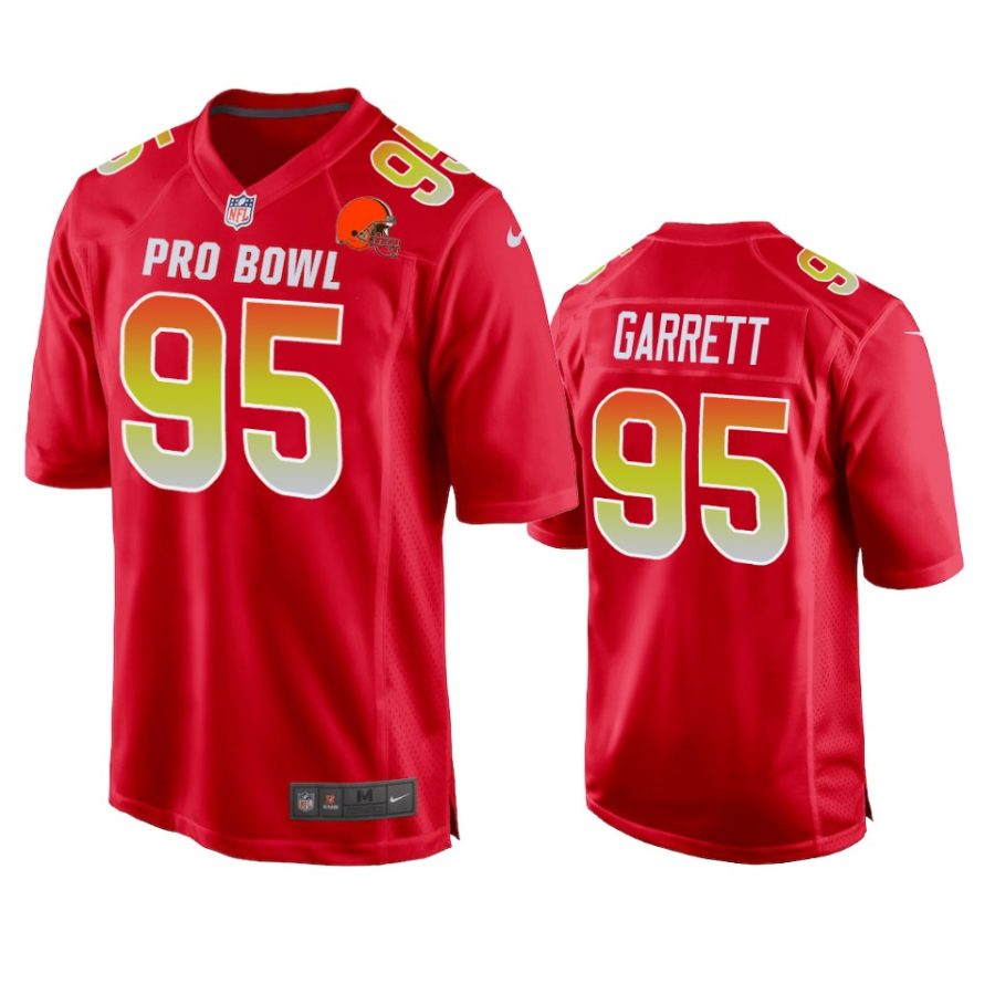 cleveland browns 95 myles garrett 2019 pro bowl jersey