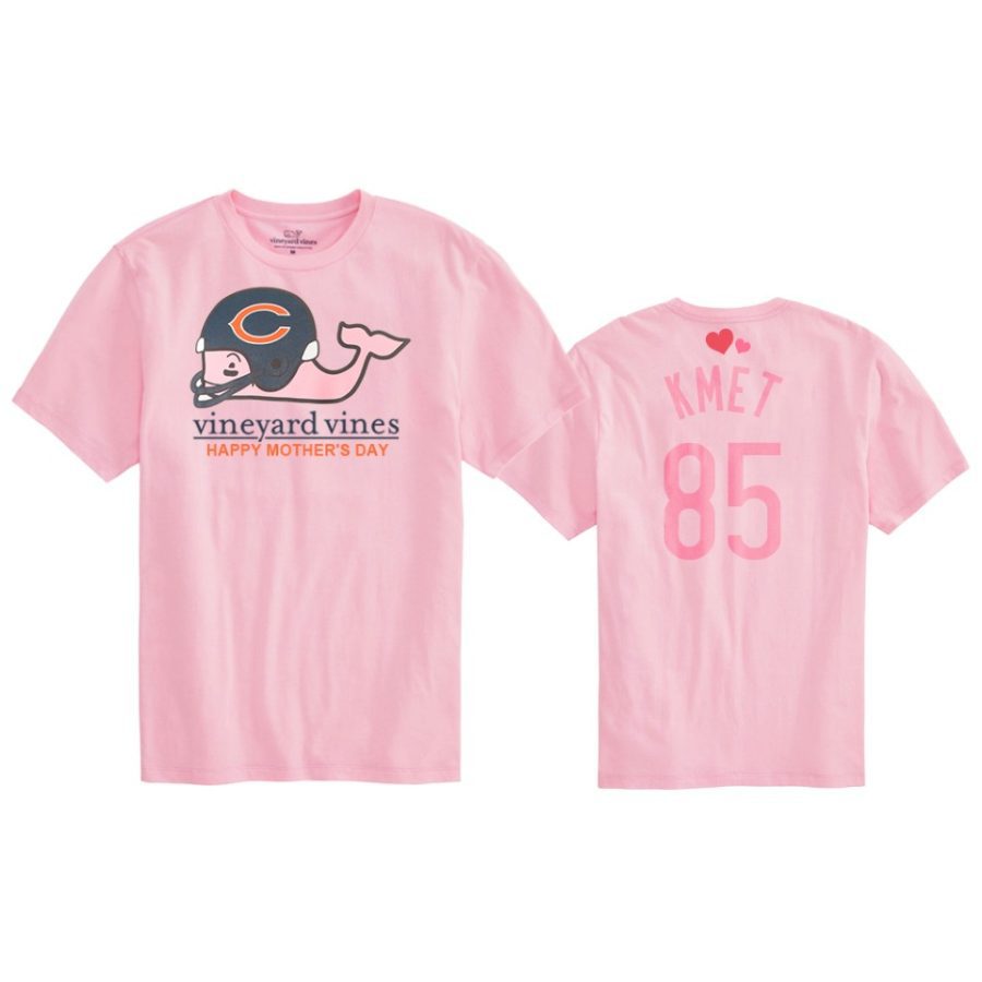 cole kmet bears pink mothers day t shirt