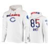 cole kmet bears white americana hoodie