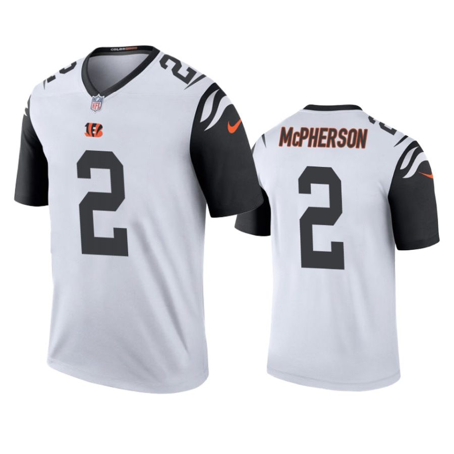 color rush legend bengals evan mcpherson white jersey