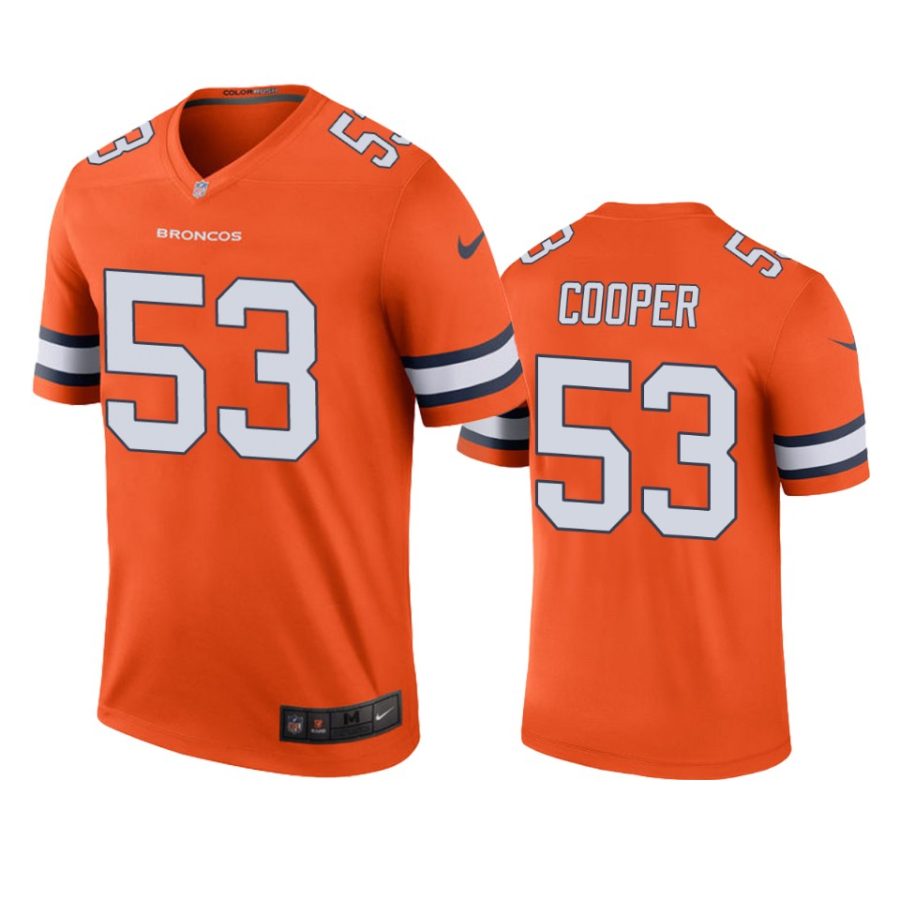 color rush legend broncos jonathon cooper orange jersey