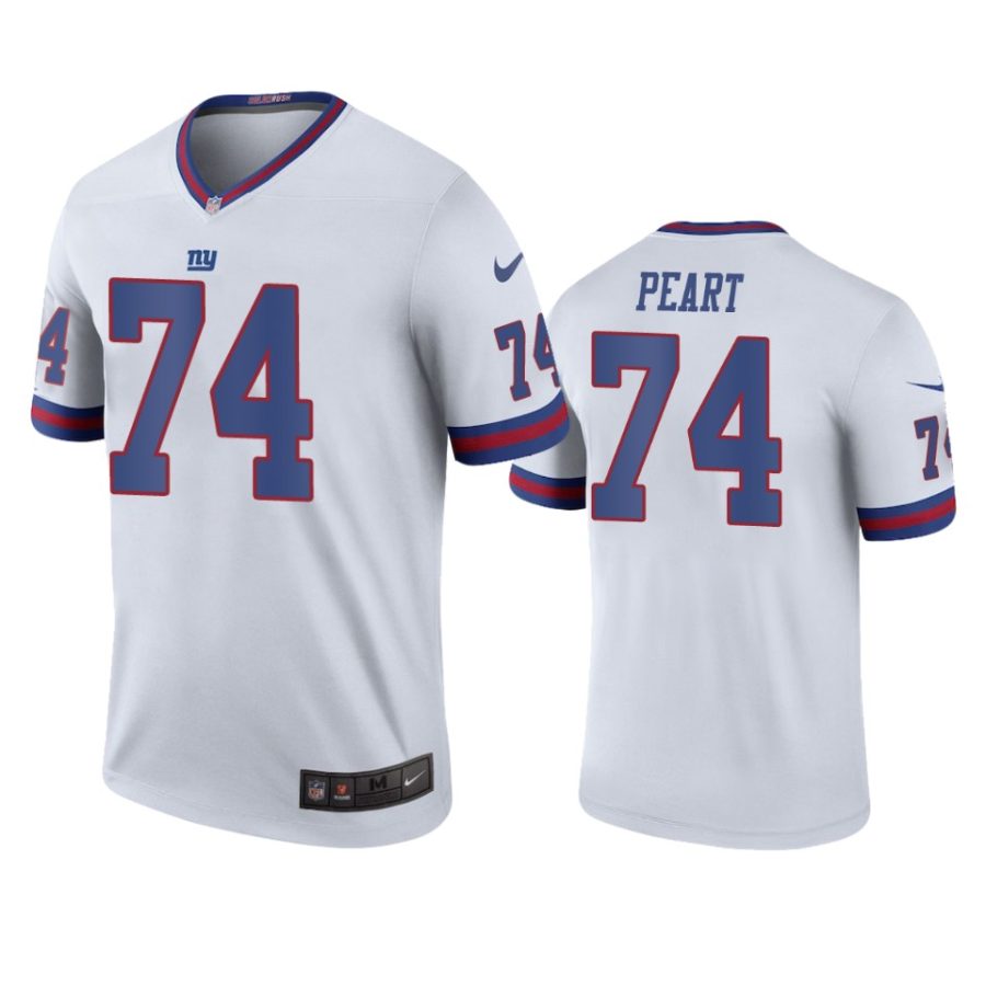 color rush legend giants matt peart white jersey