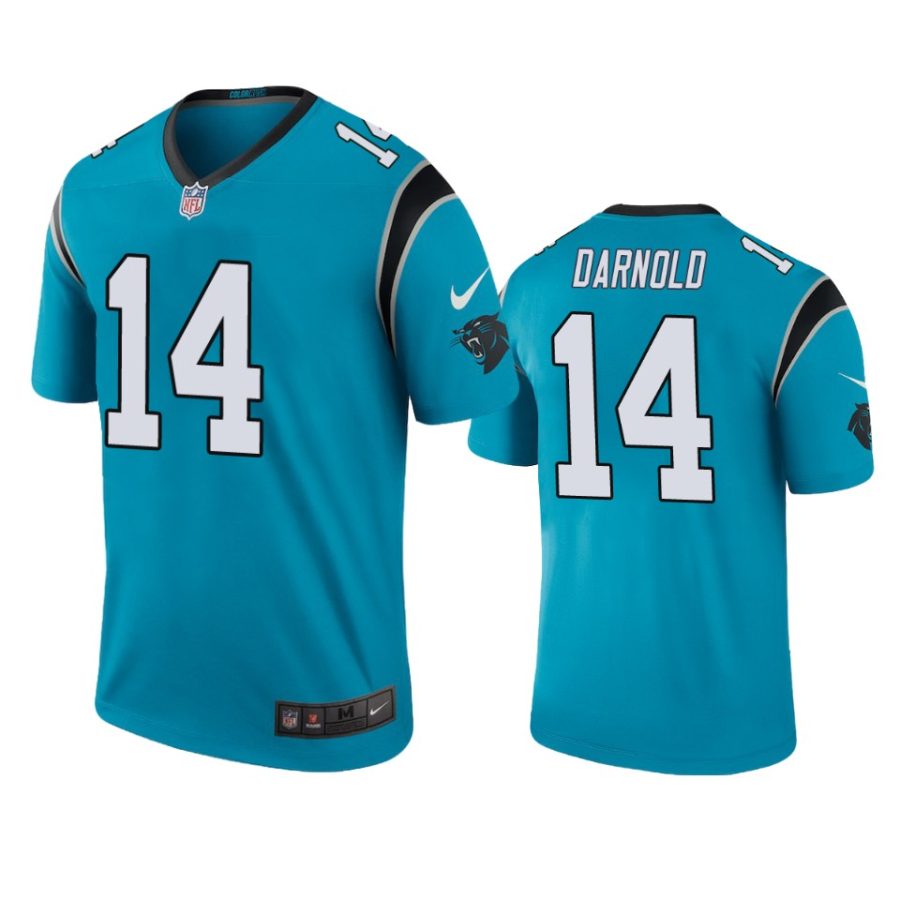 color rush legend panthers sam darnold blue jersey